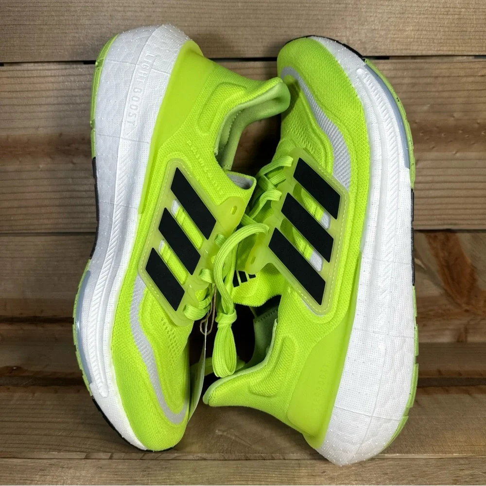 NEW Mens Size 8 Adidas Ultraboost Light “Lucid Lemon” Running Shoes IE1767 - Picture 6 of 9
